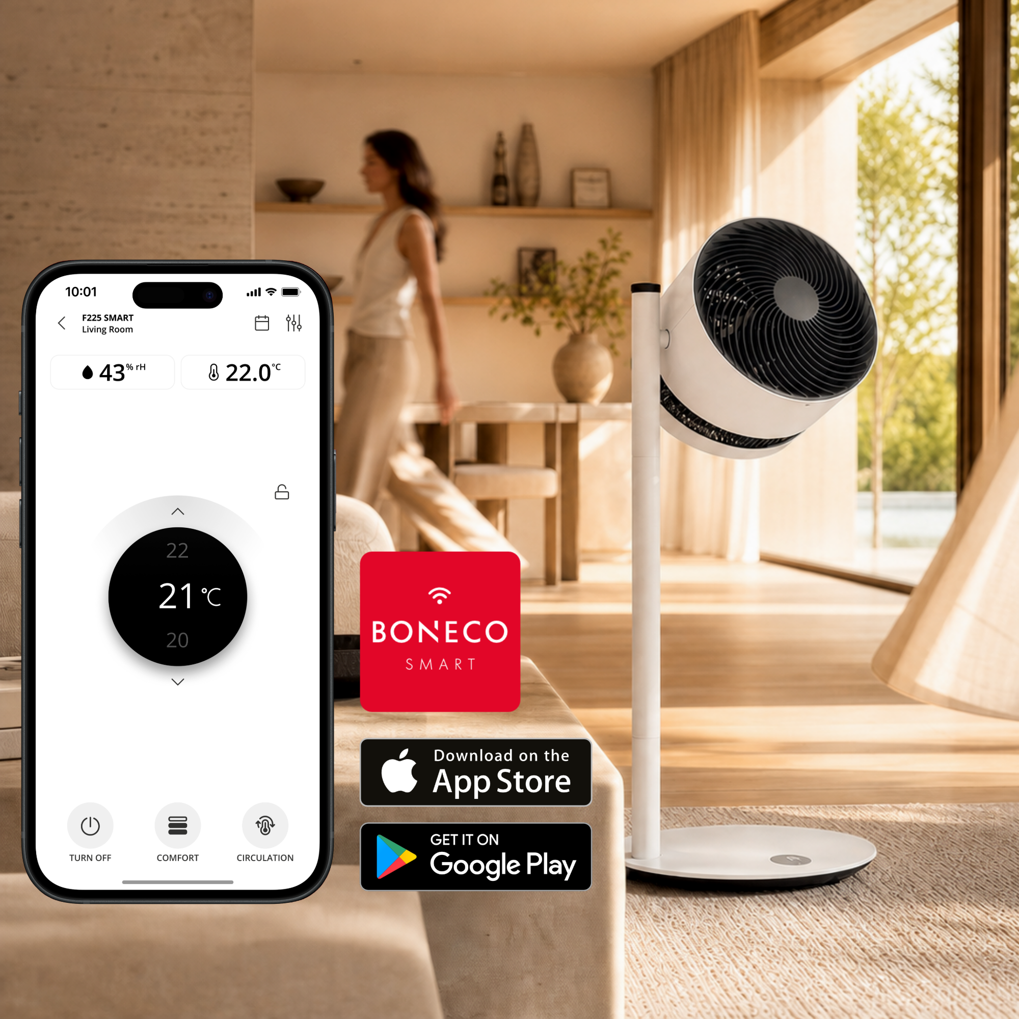 Air Shower Fan F225 SMART
