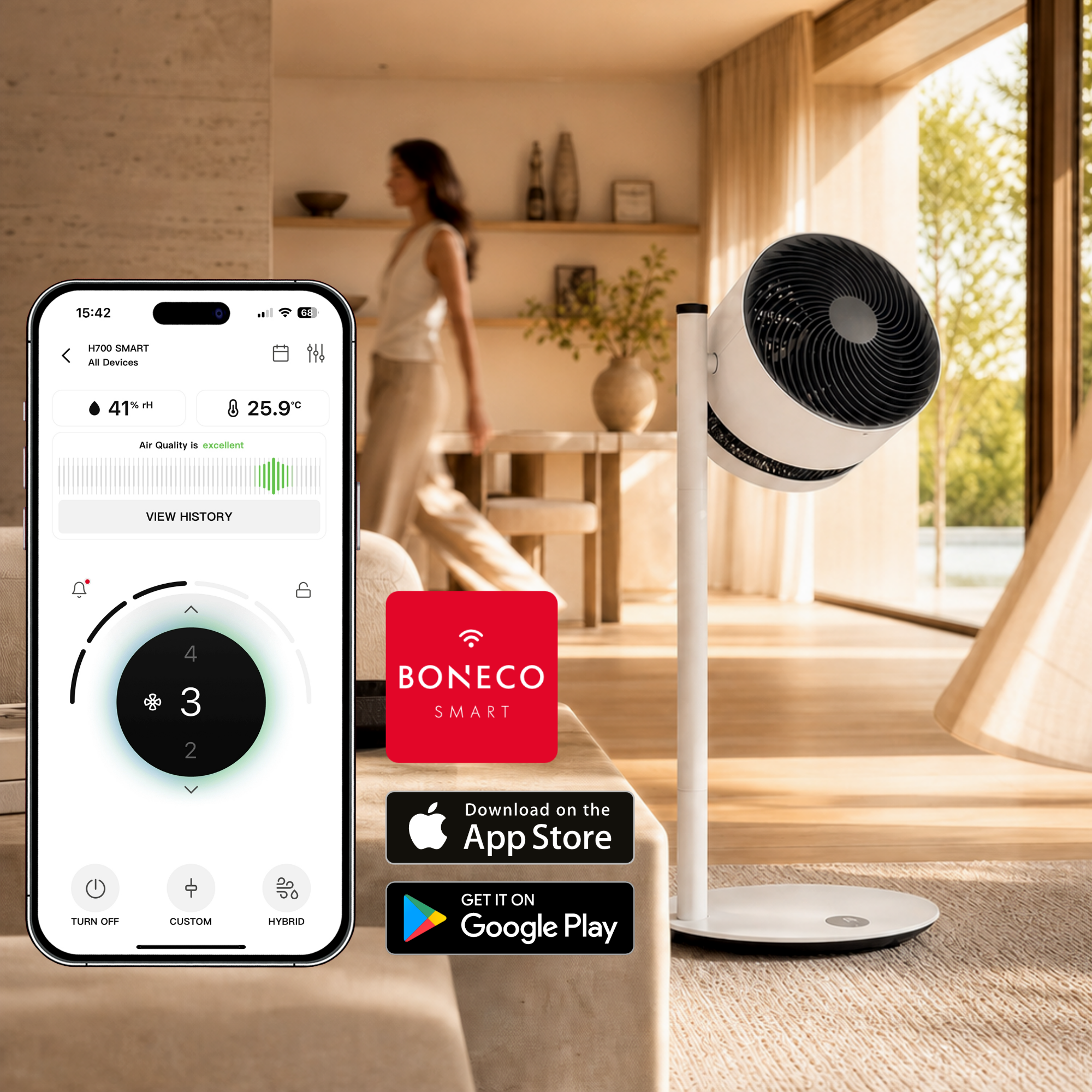 Air Shower Fan F225 SMART