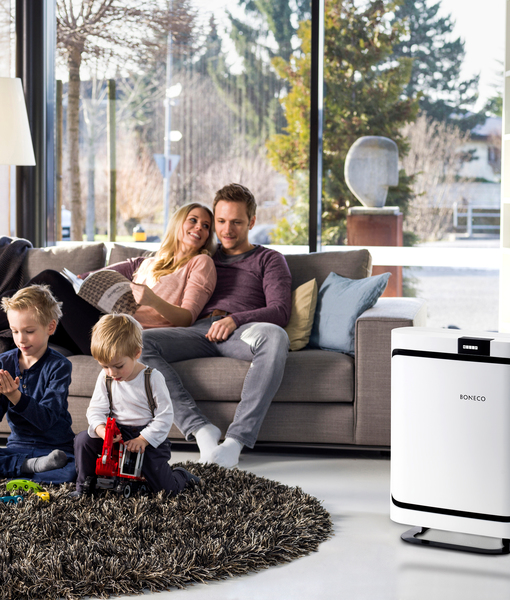 P400 Luftreiniger BONECO Wohnzimmer